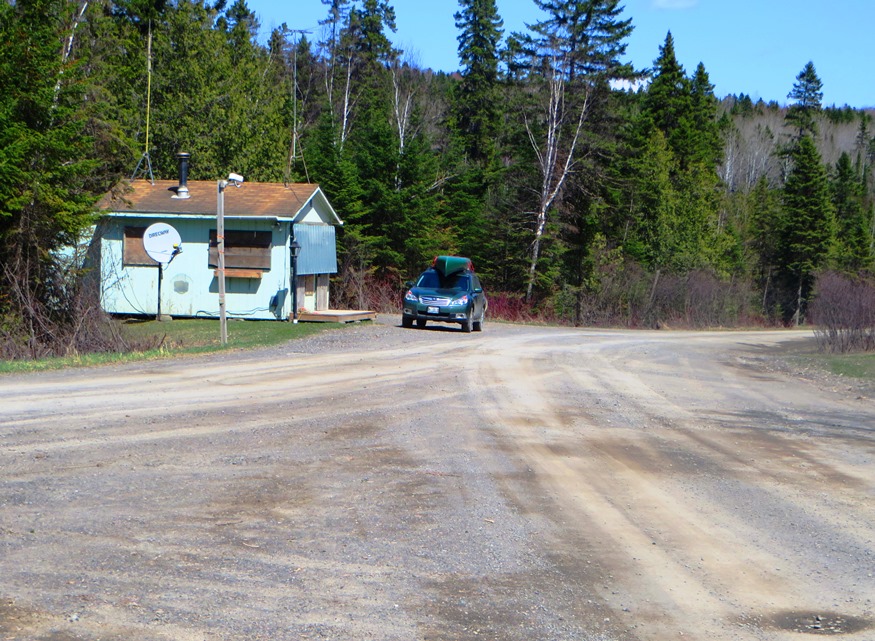 North Maine Woods Checkpoint on American Realty Road in Garfield Plantation